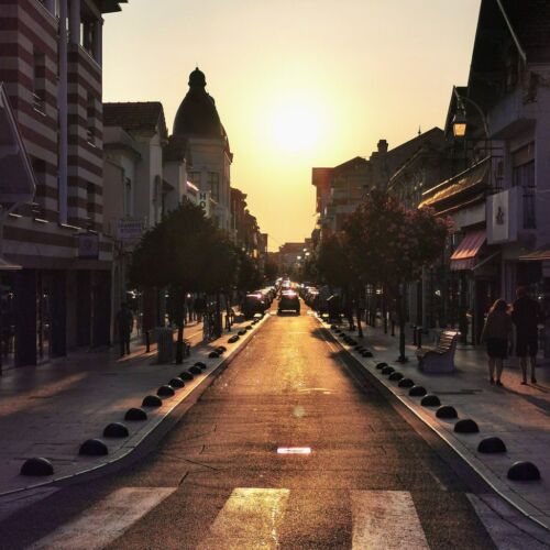 Le centre ville d'Arcachon